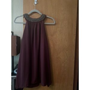 Maroon womens 3xl dress blouse
